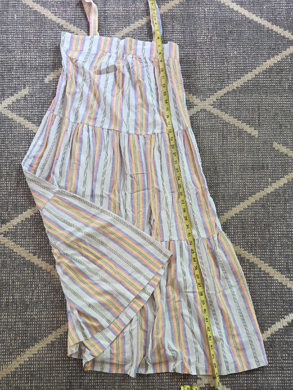 Label Of Love Striped Pastel Maxi Sundress